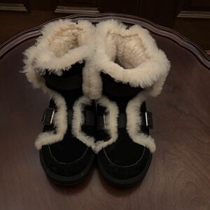 Lumping Corpse Shearling  ladies boots